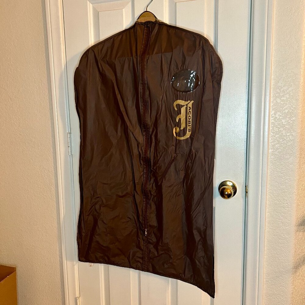 Garment Bag + Wooden Hanger
